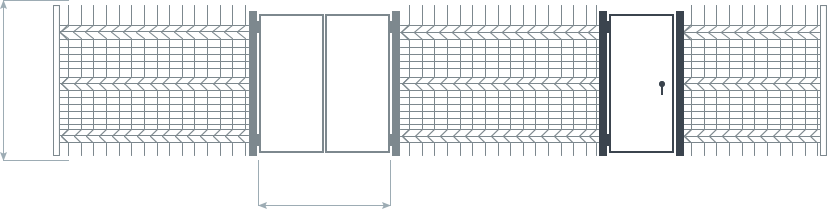 Забор из 3D-сетки