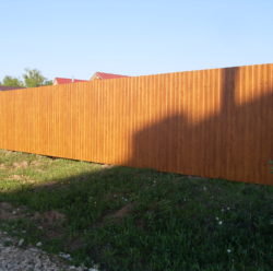 Забор из дерева-10