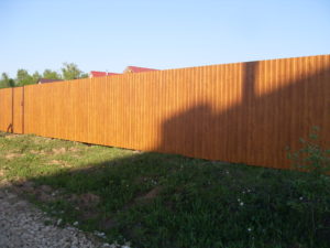 Забор из дерева-10