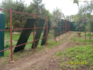 Забор из профнастила-3