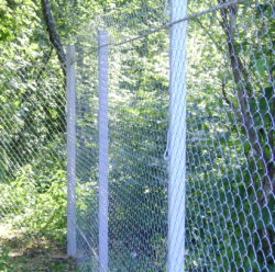 Забор из сетки-рабица-4